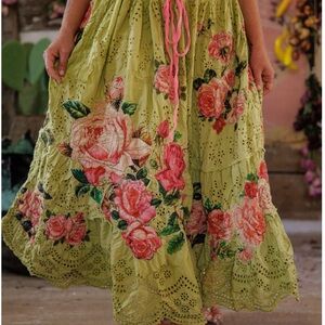 Magnolia Pearl Eyelet Layla SKIRT 249-YUZU-OS